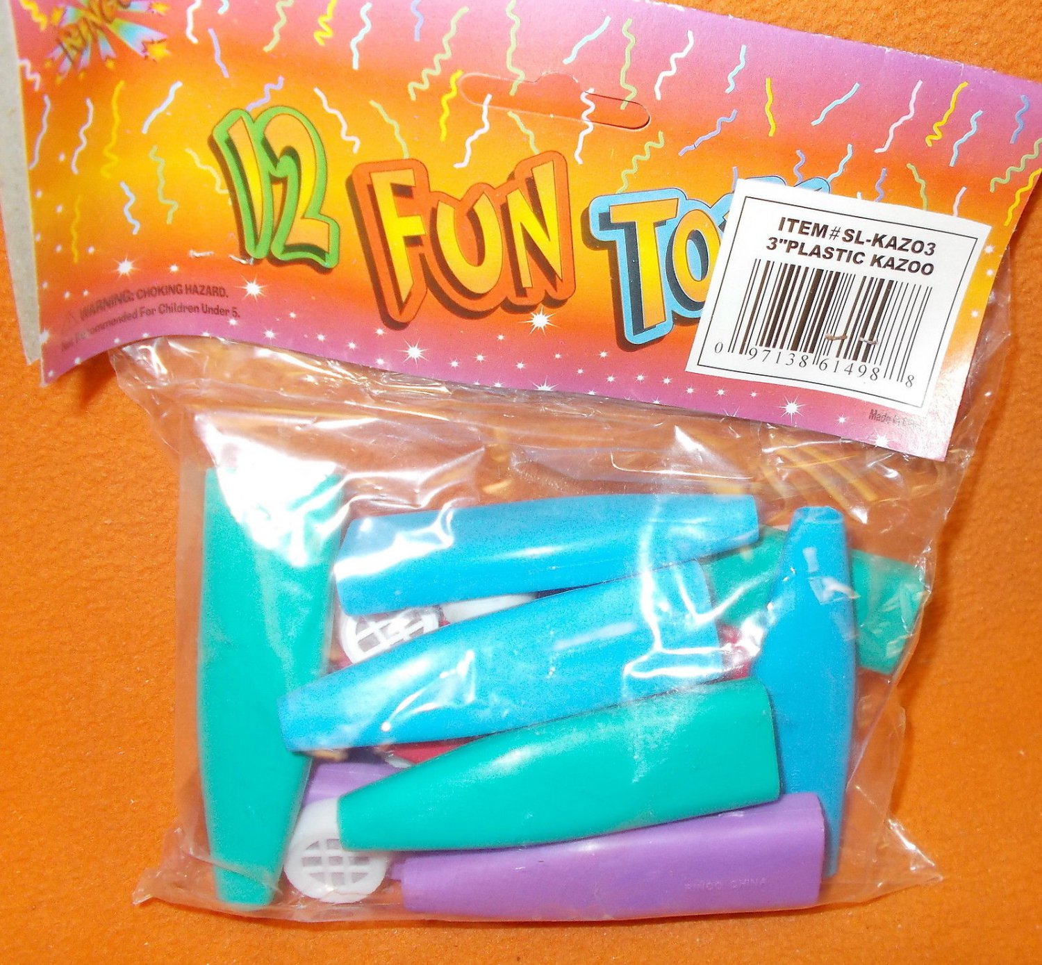 RINGO Fun Kazoos Pack 12 SLKZA03 UPC097138614988