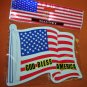Ceramic World Inc "God Bless America" Large Magnet #1197  UPC:745101011974