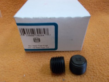Hillman Hex Head Pipe Plug 1/4-18 Male Pipe Thd 10 Pcs. #405579 UPC:039008302847