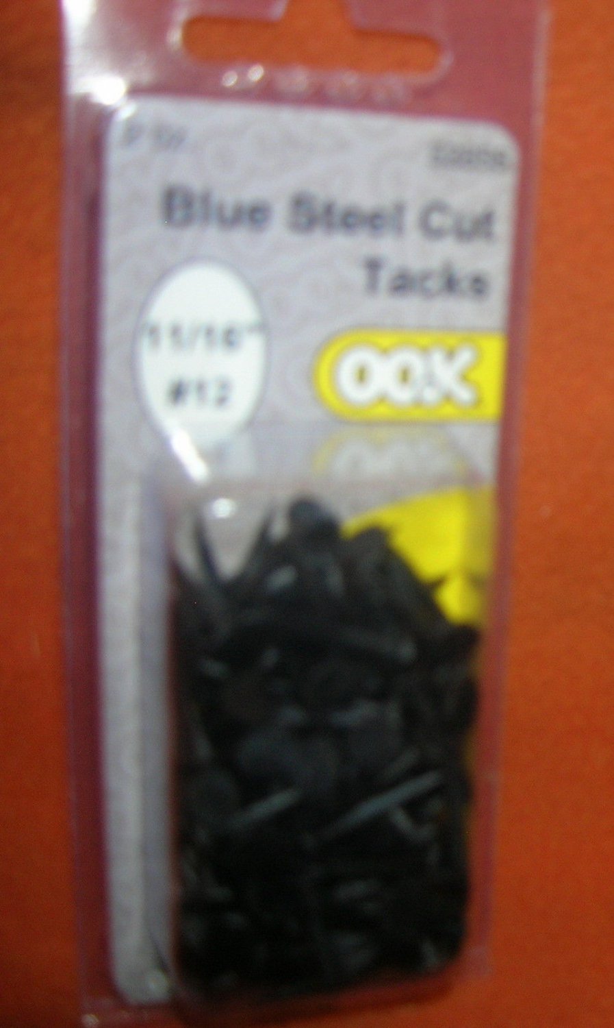 OOK Picture Hanging 11/16" 12 Blue Steel Cut Tacks 2 Oz 52856 UPC