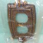 SA Antique Brass Metal Outlet Cover Plate UPC:710534489027