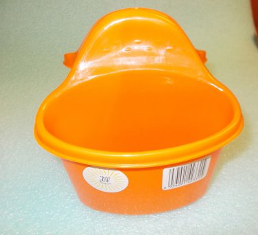 JIW Products Plastic Orange Cutlery Holder / Organizer #4297  UPC:710534488839