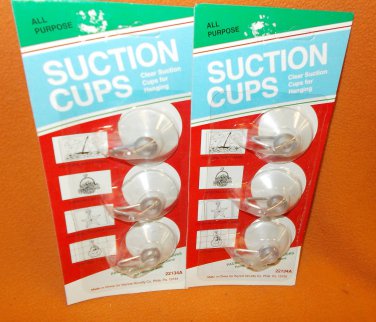 Wynne Novelty Co. Suction Cups With Metal Hanger Set 6 #22134A UPC:085236221344