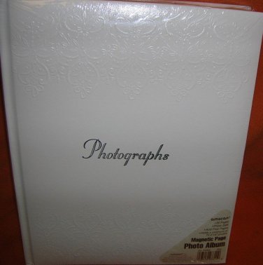 Amscan Inc Classic Lace Magnetic Page Photo Album #44694  UPC:048419273110