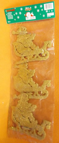 Forever Beautiful Christmas Window Shapes - Santa 6 Pieces#9640G UPC:03642509640
