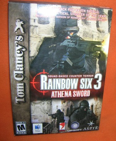 Aspyr Rainbow Six 3 Athena Sword PC CD-Rom Game UPC:618870107301