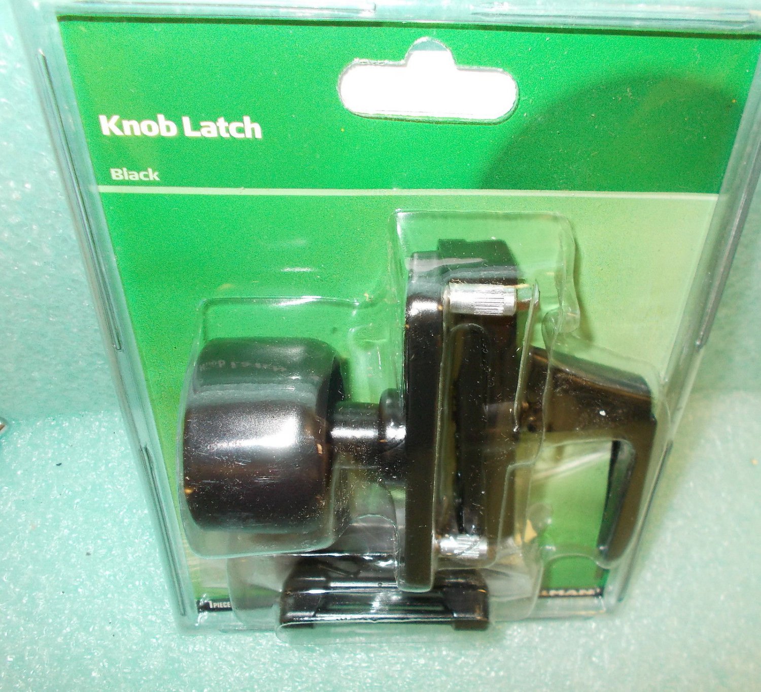 Hillman Black Screen Door Knob Latch 592811 UPC038902014412