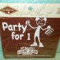 Novelty Inc Jeff Foxworthy "Party For 1" Window Clinger UPC:794080249359