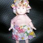 Vintage Jointed Ceramic 5 1/2" Doll #D-02 UPC:710534483131
