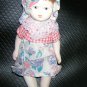 Vintage Jointed Ceramic 5 1/2" Doll #D-06  UPC:710534483131