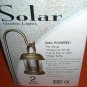 Solar Brushed Nickel Mini Shepherd Garden Light 2 Pack #AL304S UPC:875518001623