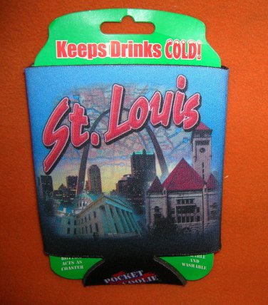 Pocket Coolie "St. Louis" Can Coozie UPC:684022001063