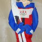 Colores International Olympic Skier 37" Windsock #82409 UPC:043662122697