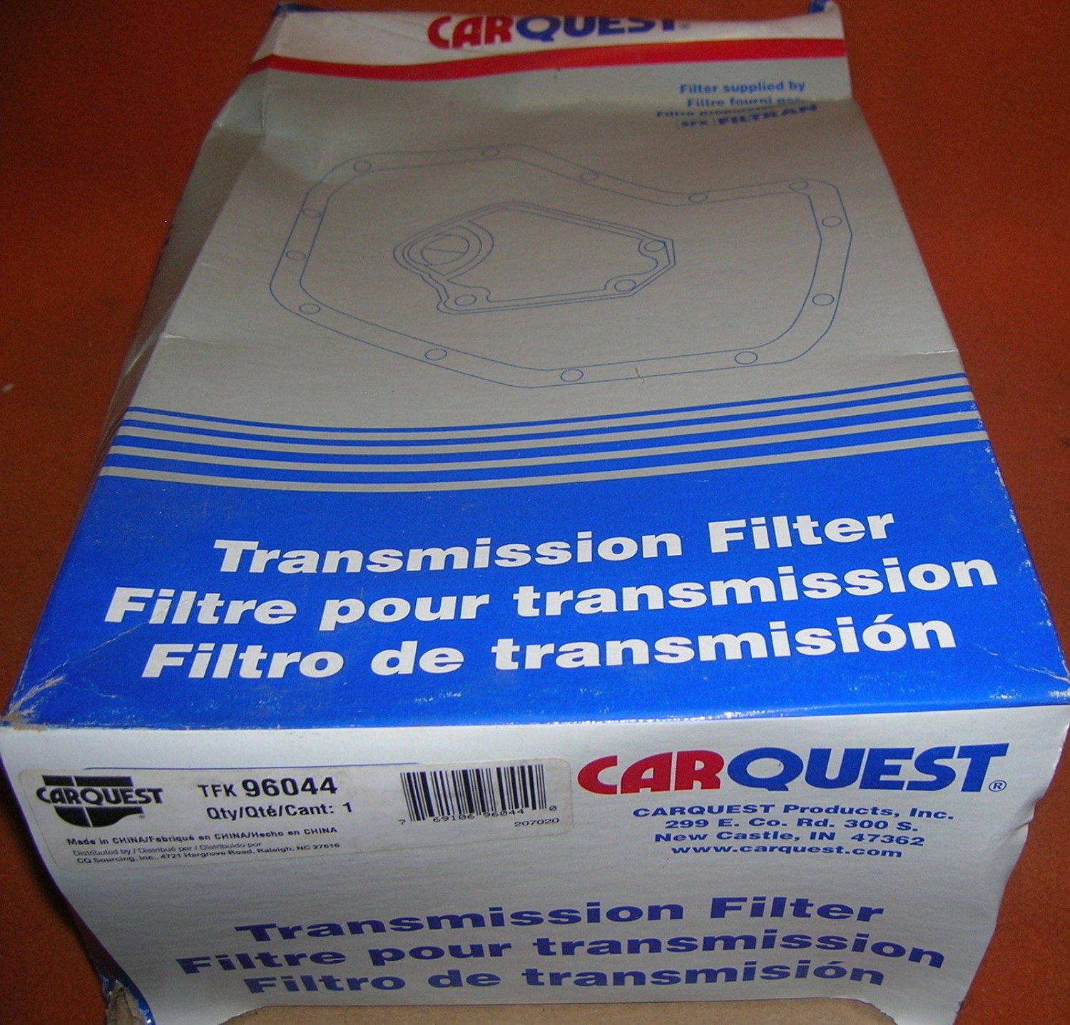 Carquest Transmission Filter Kit Upc