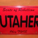 Passion Plates: OUTAHERE Metal Novelty License Plate  UPC:710534485463