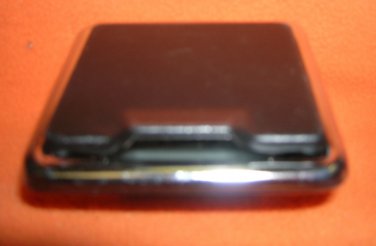 EDI Auto Black/Chrome Ashtray Size: 3 1/8" X 3 1/8" X 1 5/8" UPC:710534484206