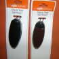 Style Mark Car Visor Glasses Clip Set 2 Black/Brown #ASTACC27  UPC:887661654625