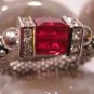 Swarovski Crystal "Ruby" Stretch Ring