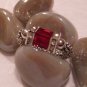 Swarovski Crystal "Ruby" Stretch Ring