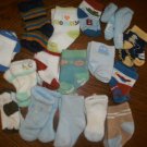 16 Pairs of baby socks 0-3 month