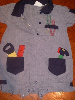 Boys Tool short outfit by Koalababy 6-9 month