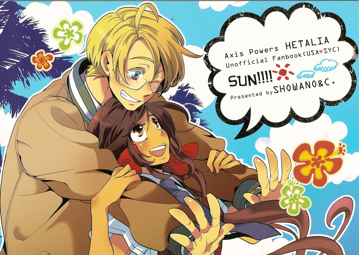 Axis Powers Hetalia Doujinshi YH31 USA x Seychelles Sun!! By Showano + Co.
