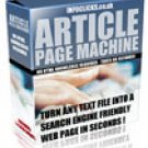 Article Page Machine