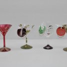 Lolita "Celebration" Mini Wine Ornament Hand Painted