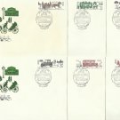 RUSSIA SOVIET UNION MOSCOW MUNICIPAL TRANSPORT FIRST DAY COVERS 1984 ORIGINAL POST OFFICE RECEIPT