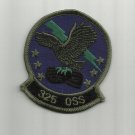 325th OPERATIONS SUPPORT SQUADRON TYNDALL AIR FORCE BASE UNIFORM PATCH BADGE