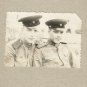 TWO SOVIET SOLDIERS PHOTOGRAPH WITH PERSONAL MESSAGE JUNE 1958 MYKOLAIV