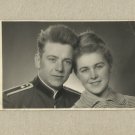 SOVIET SOLDIER AND WIFE PHOTOGRAPH WITH PERSONAL MESSAGE MAY 1963 KALININGRAD