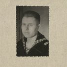 SOVIET SAILOR OF THE NORTHERN FLEET PHOTOGRAPH WITH PERSONAL MESSAGE FEBRUARY 1952