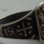 POLAND POLISH JERUSALEM 1942 MILITARY WWII RING IN SILVER WITH SILVER MARK