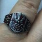 POLAND POLISH JERUSALEM 1942 MILITARY WWII RING IN SILVER WITH SILVER MARK
