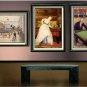 VINTAGE FRENCH BILLIARDS POOL POSTER CANVAS ART PRINT