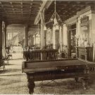 VINTAGE LADIES BILLIARD PARLOR PHOTO CANVAS ART PRINT