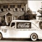 VINTAGE COKE COLA FOUNTAIN DELIVERY TRUCK CANVAS PRINT