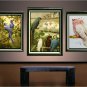 VINTAGE PARROTS MACCAW BIRDS AVIARY CANVAS ART - LARGE