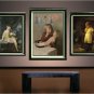 VICTORIAN SAD GIRL BROKEN ANTIQUE DOLL CANVAS PRINT BIG