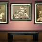 VINTAGE 50's CHILD ANTIQUE DOLLS PHOTO CANVAS ART PRINT