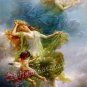 VINTAGE FAIRIES CUPID VALENTINE FANTASY CANVAS PRINT