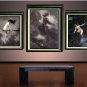 VINTAGE WITCH BROOM BABY FLYING WICCA CANVAS ART PRINT