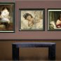 VINTAGE CHILD & ANTIQUE DOLL LACE BED CANVAS PRINT-BIG