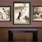 VINTAGE GOOD HUMOR MAN BOY DOG ICE CREAM CANVAS ART-BIG