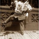 VINTAGE MAIL CARRIER MAILMAN LETTER POSTMAN CANVAS ART