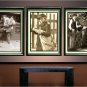 VINTAGE MAIL CARRIER MAILMAN LETTER POSTMAN CANVAS ART