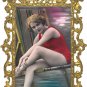 VINTAGE FRENCH RISQUE BATHING BEAUTY PHOTO CANVAS PRINT
