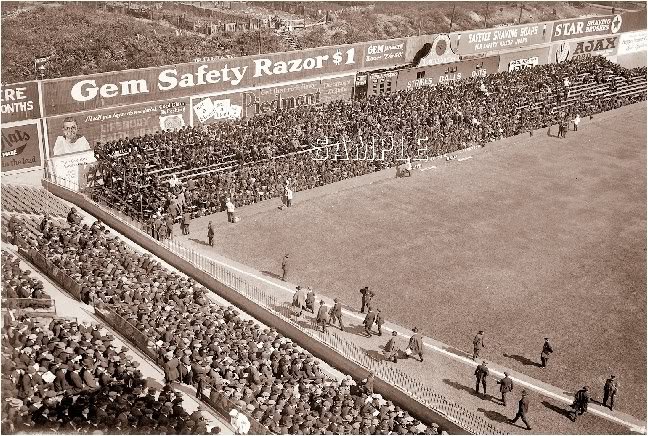 VINTAGE POLO GROUNDS BASEBALL STADIUM CANVAS PRINT- BIG