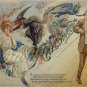 VINTAGE WITCH HALLOWEEN GOBLINS WICCA CANVAS ART PRINT